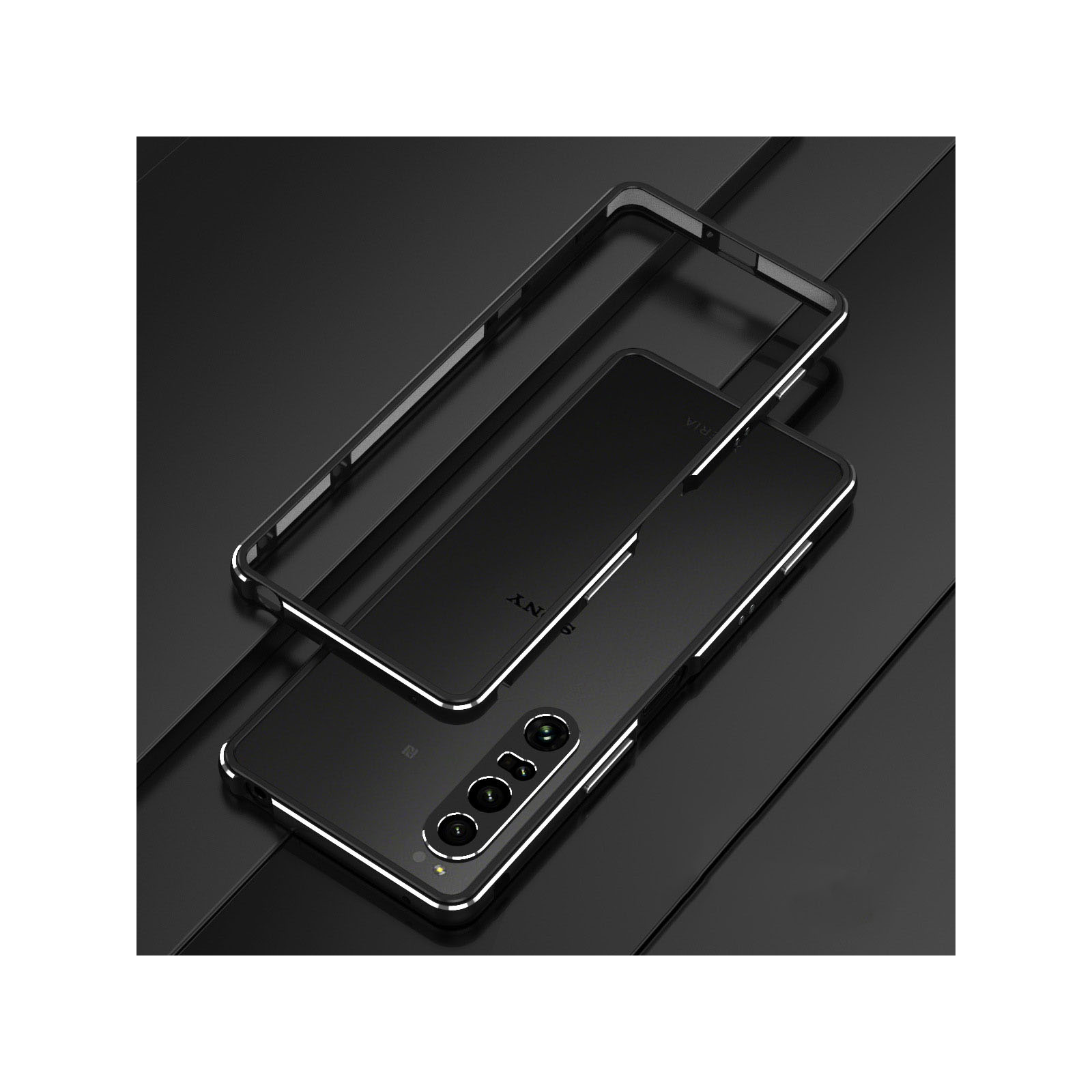 Xperia 1 VII ケース カバー アルミバンパーケース 枠 フレーム 軽量