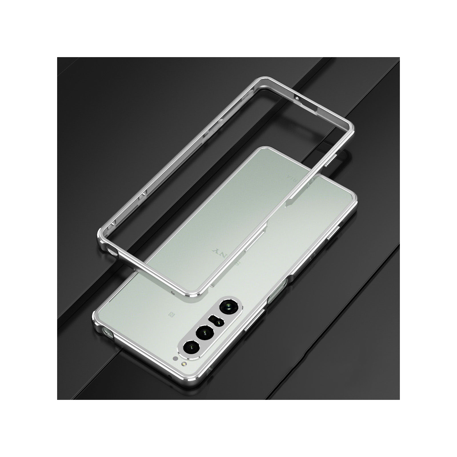 Xperia 1 VII ケース カバー アルミバンパーケース 枠 フレーム 軽量