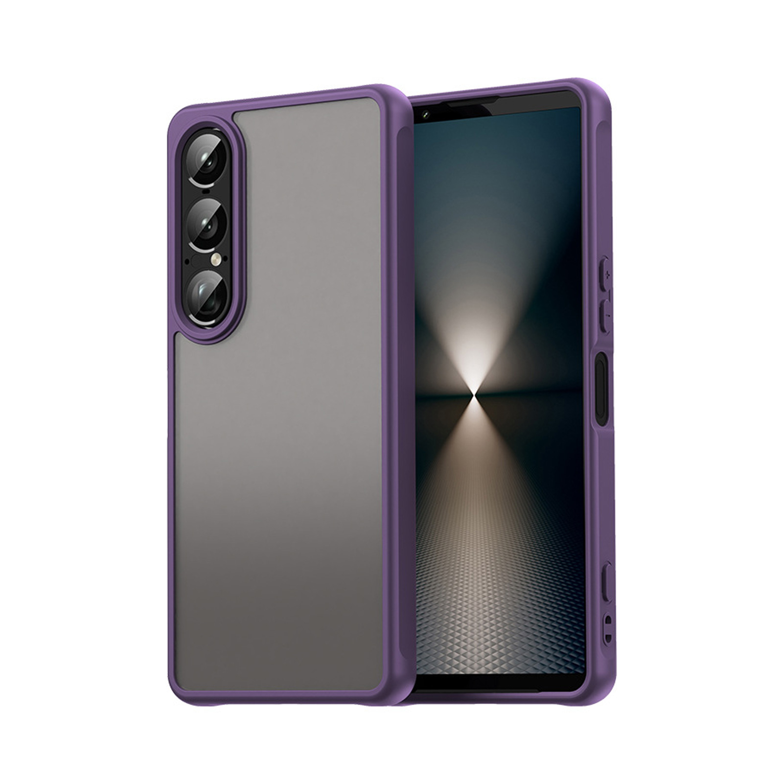 Xperia ソニー エクスペリア 1 VII 10 VII用のケース TPU+PC素材 衝撃