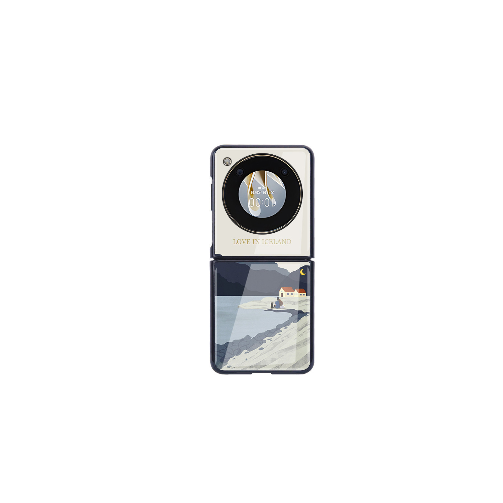 ZTE Libero Flip Nubia Flip 5G ケース 折りたたみ型 スマホアクセサリー PC&背面強化ガラス カラフル CASE スマホ保護ケース 持ちやすい 人気 背面カバー｜coco-fit2018｜02