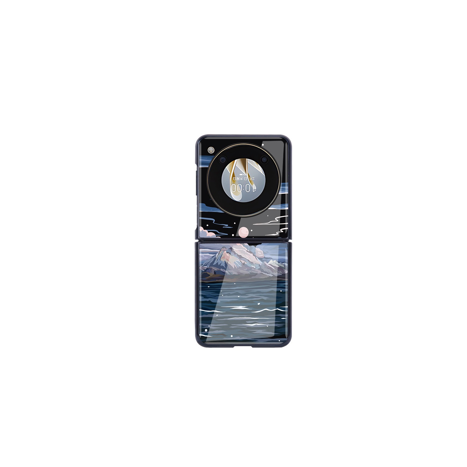 ZTE Libero Flip Nubia Flip 5G ケース 折りたたみ型 スマホアクセサリー PC&背面強化ガラス カラフル CASE スマホ保護ケース 持ちやすい 人気 背面カバー｜coco-fit2018｜03