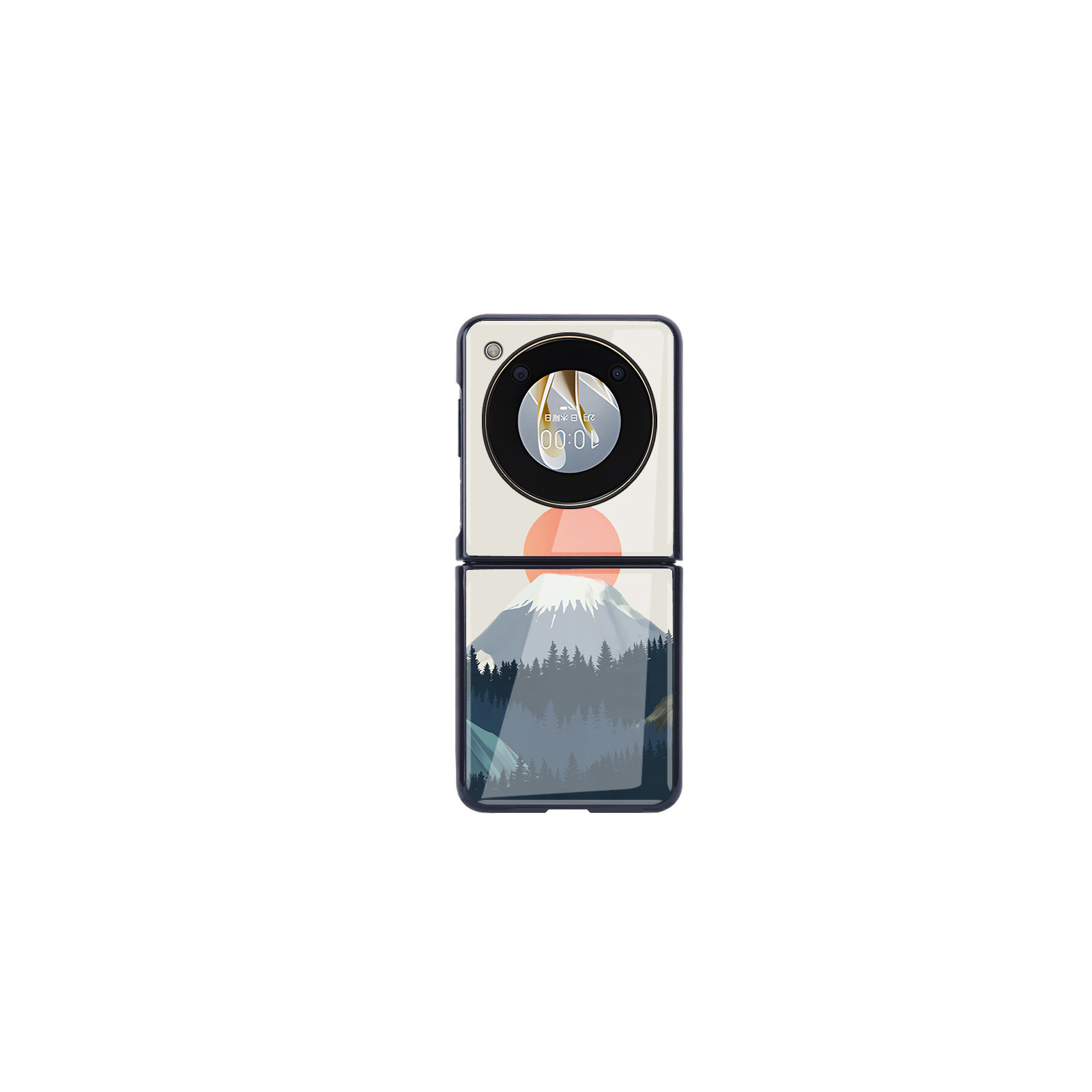 ZTE Libero Flip Nubia Flip 5G ケース 折りたたみ型 スマホアクセサリー PC&背面強化ガラス カラフル CASE スマホ保護ケース 持ちやすい 人気 背面カバー｜coco-fit2018｜04