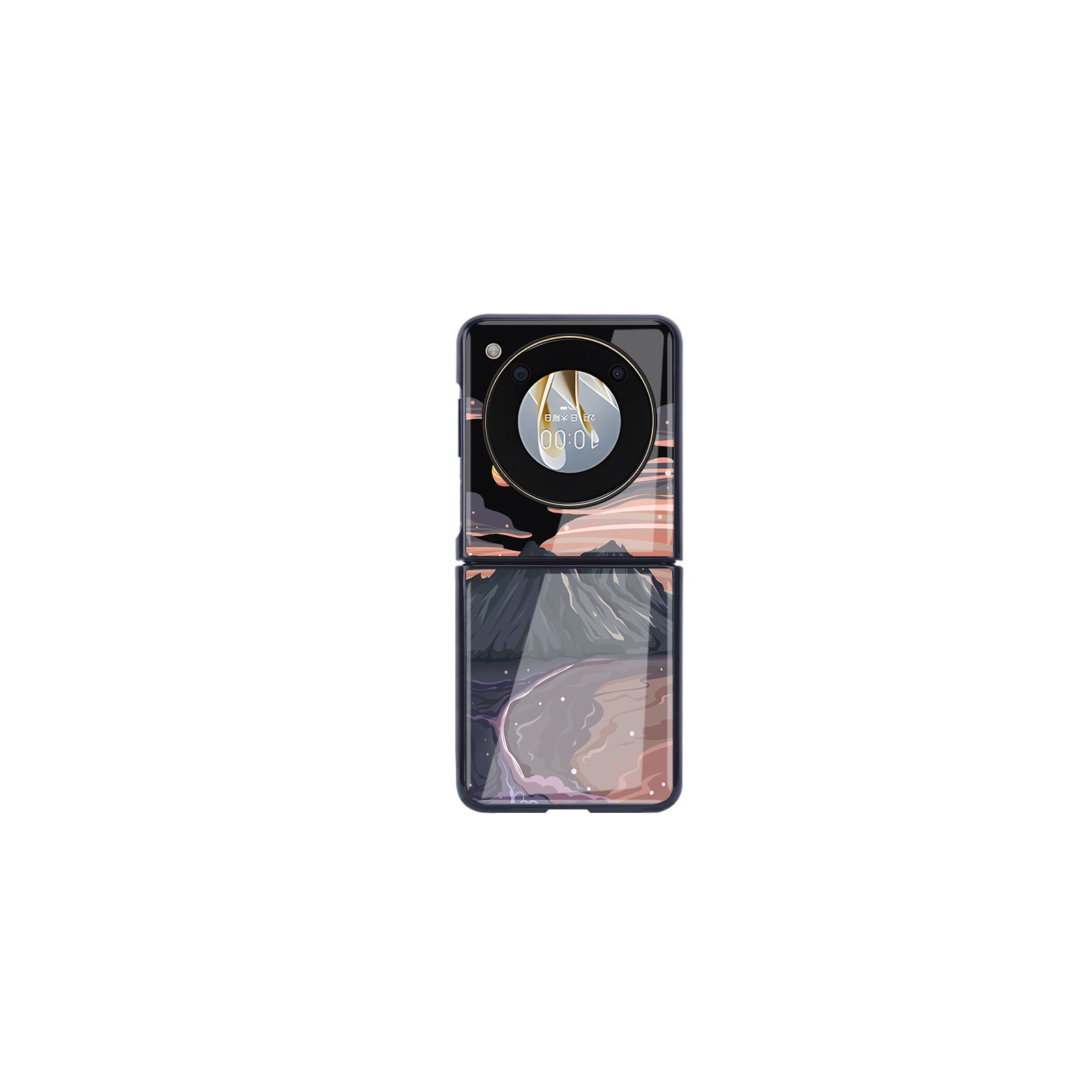 ZTE Libero Flip Nubia Flip 5G ケース 折りたたみ型 スマホアクセサリー PC&背面強化ガラス カラフル CASE スマホ保護ケース 持ちやすい 人気 背面カバー｜coco-fit2018｜07