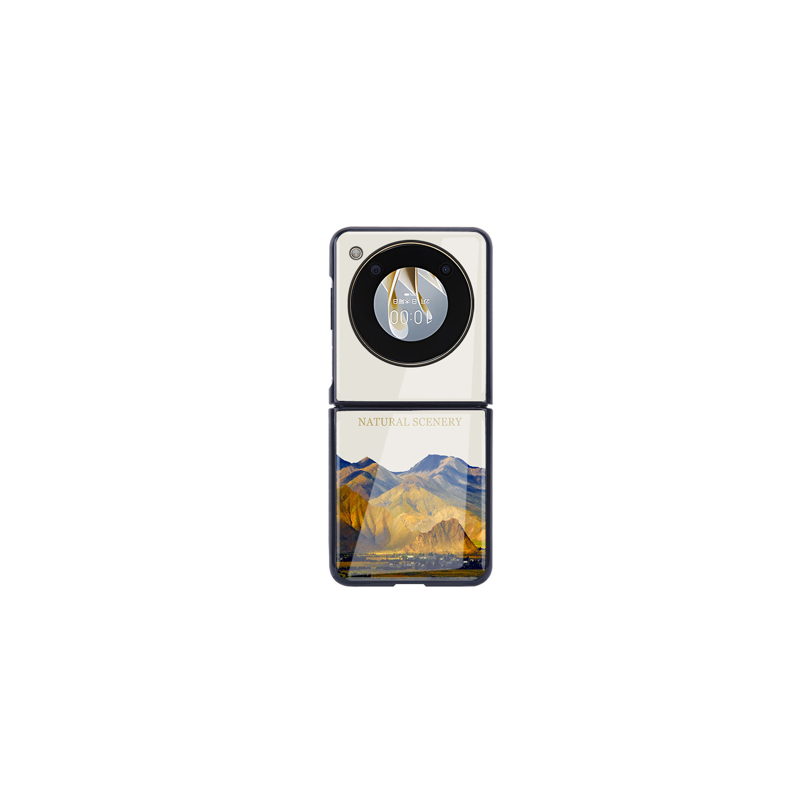 ZTE Libero Flip Nubia Flip 5G ケース 折りたたみ型 スマホアクセサリー PC&背面強化ガラス カラフル CASE スマホ保護ケース 持ちやすい 人気 背面カバー｜coco-fit2018｜08
