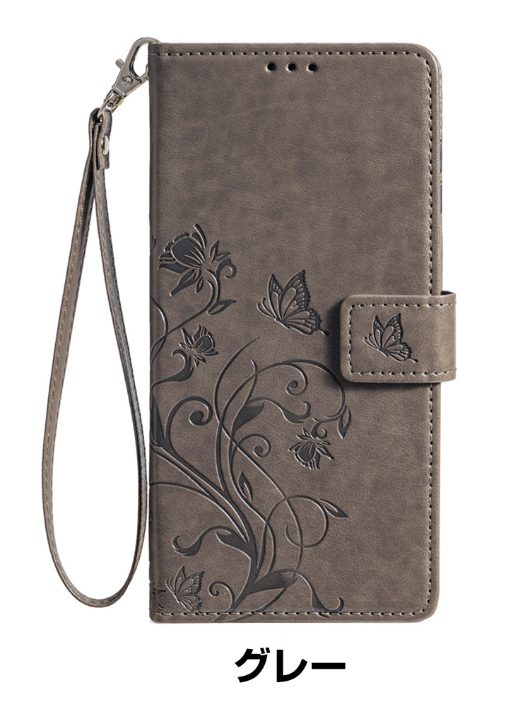 ZTE ZTE製 かんたんスマホ4 A402ZT用のスタンド機能 財布型 カード収納