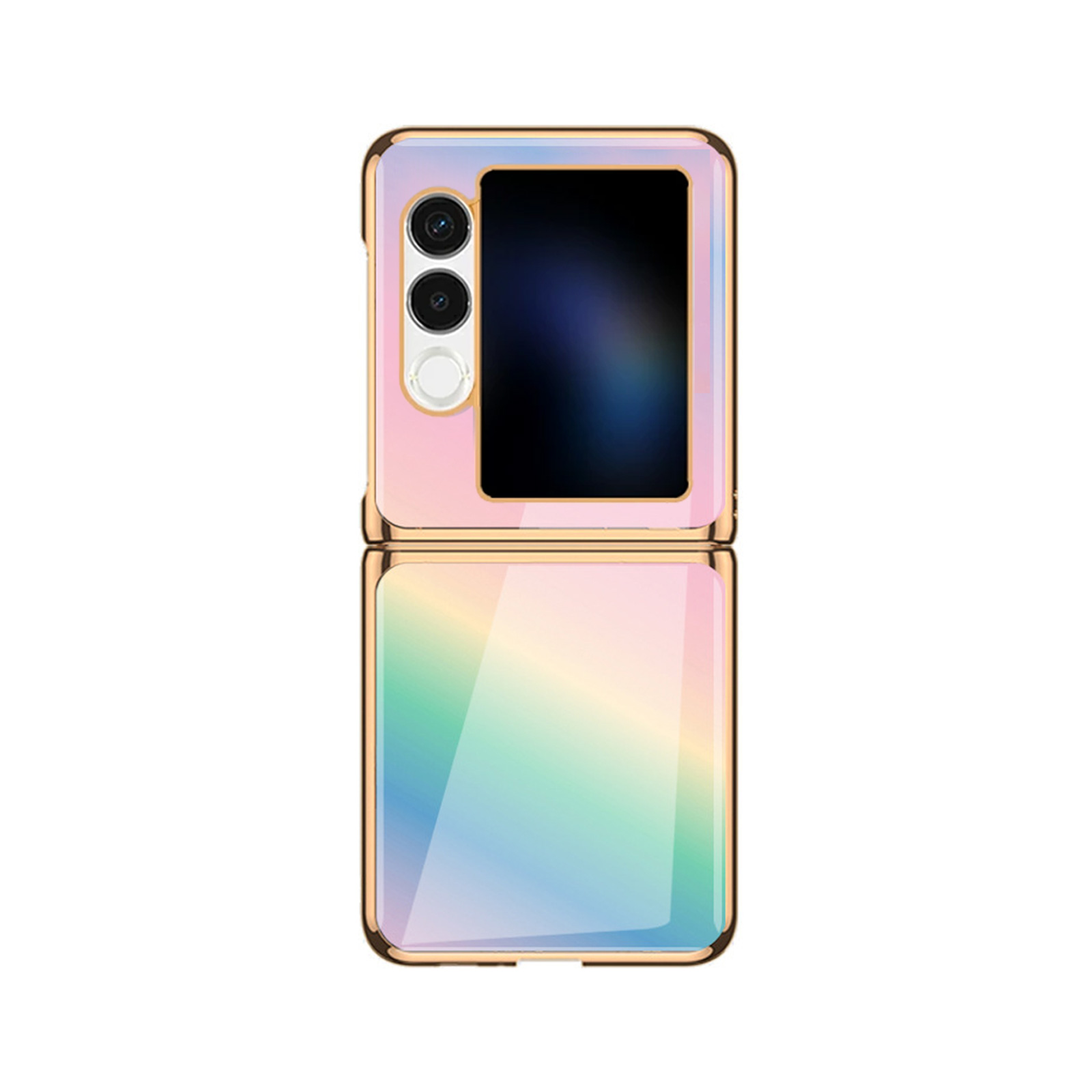ZTE ZTE Nubia Flip2 5G ケース 用のプラスチック製 折りたたみ型 PC