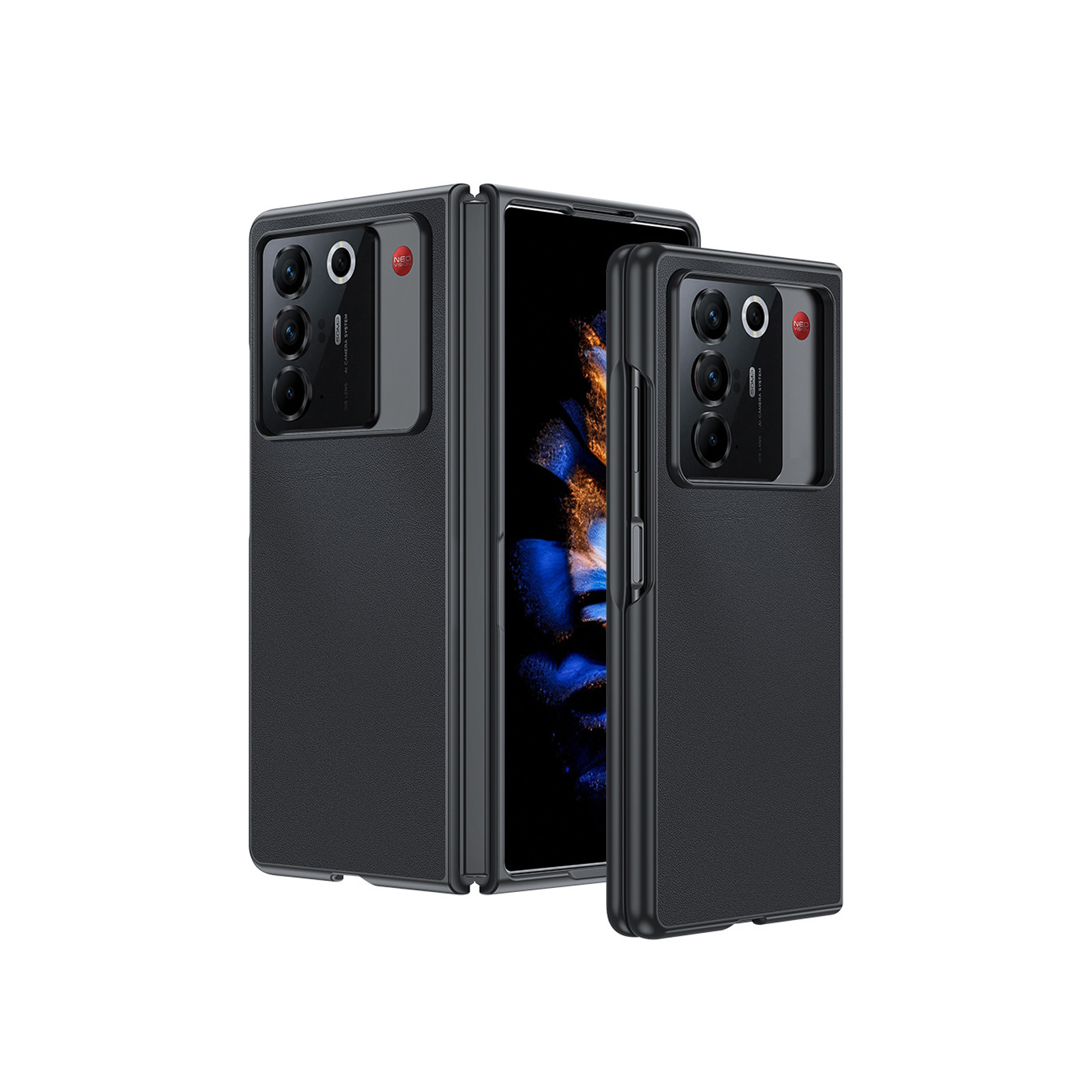 nubia nubia Fold 耐衝撃ケース PUレザー シンプル おしゃれ
