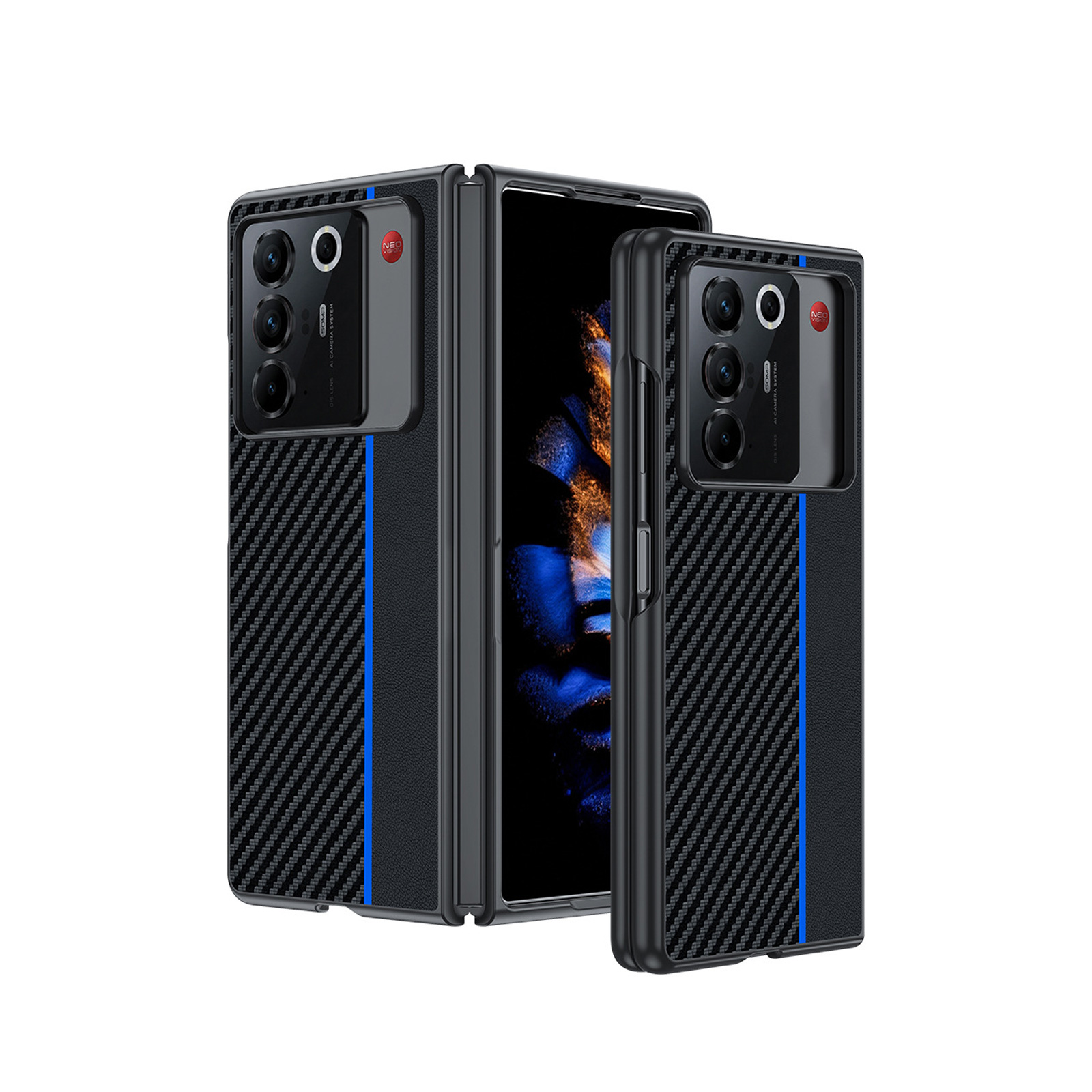 nubia nubia Fold 耐衝撃ケース PUレザー シンプル おしゃれ