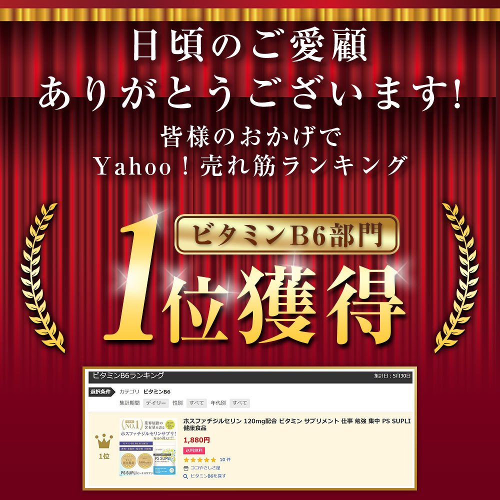 長期保証付 ホスファチジルセリン PSサプリ 120mg ビタミン サプリメント 仕事 勉強 集中 5個  大特価セール開催中-ssl.daikyogo.or.jp