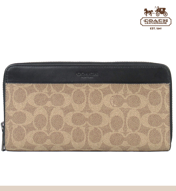 COACH（コーチ） 長財布 メンズ レディース シグネチャー