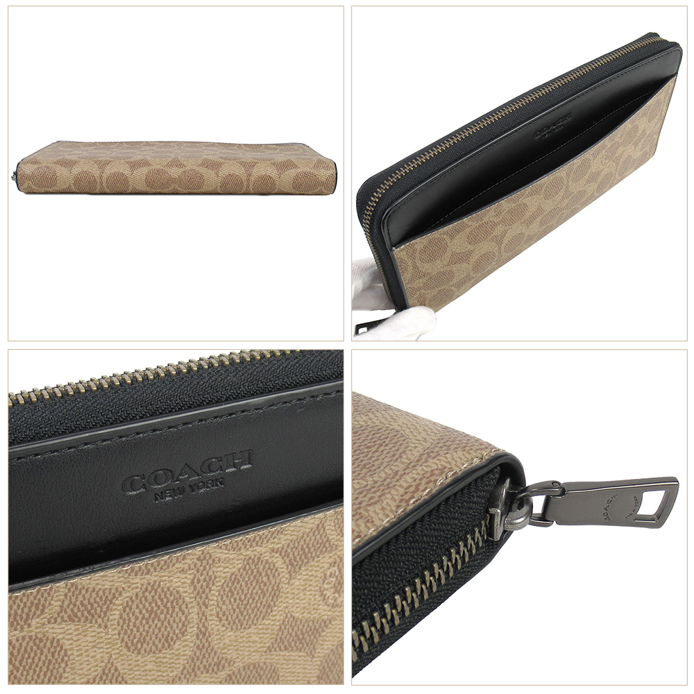 COACH（コーチ） 長財布 メンズ レディース シグネチャー