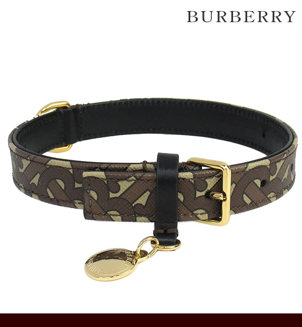 バーバリー ロンドン ドッグカラー 首輪 犬用首輪 犬の首輪 ペット用首輪 Burberry TB柄 モノグラム イタリア製