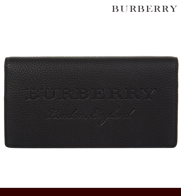 バーバリー ロンドン 長財布 レディース Burberry レザー