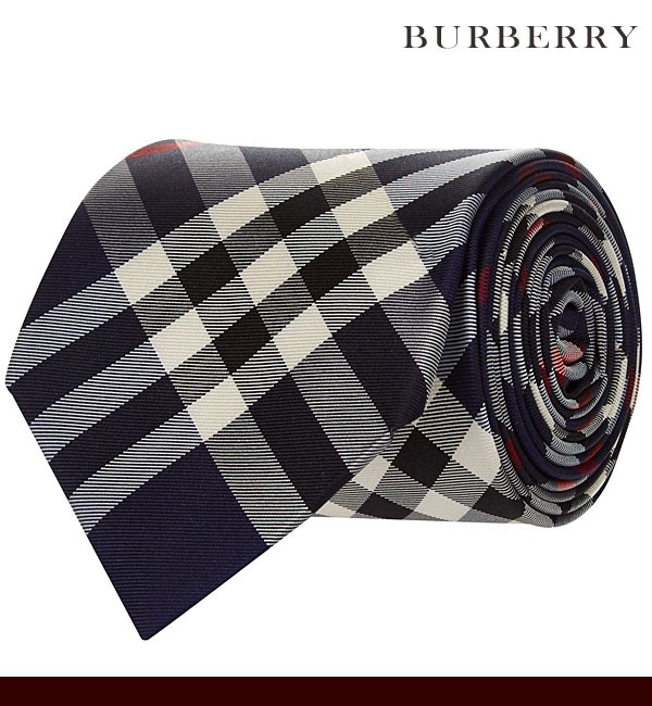 バーバリー ロンドン ネクタイ メンズ Burberry シルク チェック柄