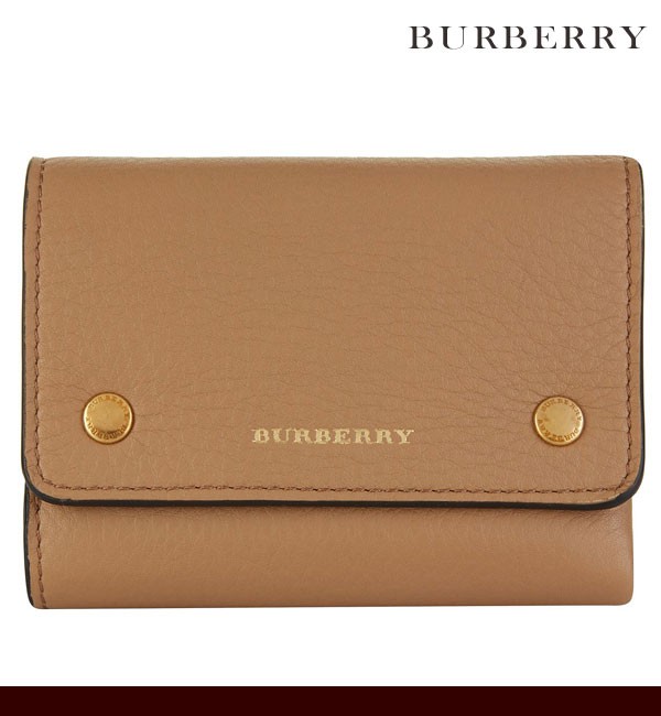 バーバリー ロンドン 三つ折り財布 レディース Burberry レザー