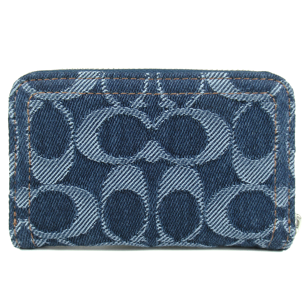 ①【オールドコーチ COACH コインケース　ネイビー】小銭入れ　財布　名刺入れ ①【オールドコーチ COACH コインケース ネイビー】小銭入れ