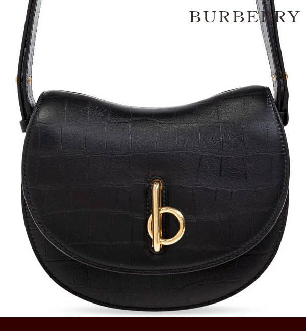 BURBERRY（バーバリー） ロンドン ショルダーバッグ レディース クロコ 