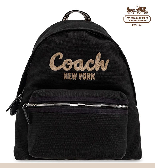 COACH コーチNEW YORKブラック リュック オピウム opium COACH コーチNEW YORKブラック リュック オピウム opium（COACH