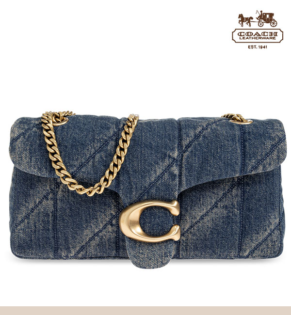 COACH（コーチ） ショルダーバッグ レディース キルティング デニム 