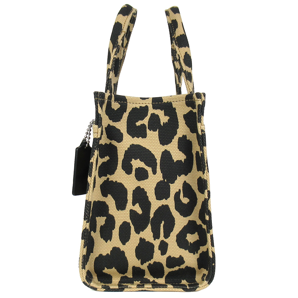 COACH コーチ トートバッグ レディース 2Way キャンバス ヒョウ
