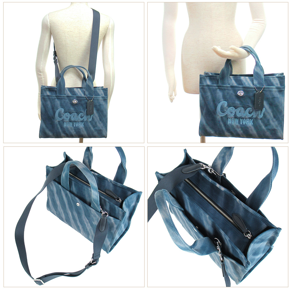 COACH 2WAY トートバッグ タイダイ柄 COACH（コーチ） トートバッグ レディース COACH 2Way キャンバス