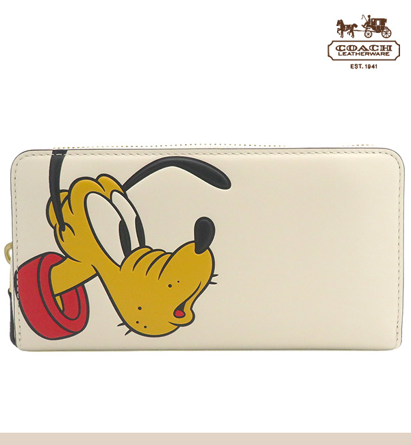 COACH（コーチ） 長財布 レディース ディズニー プルート コラボ商品