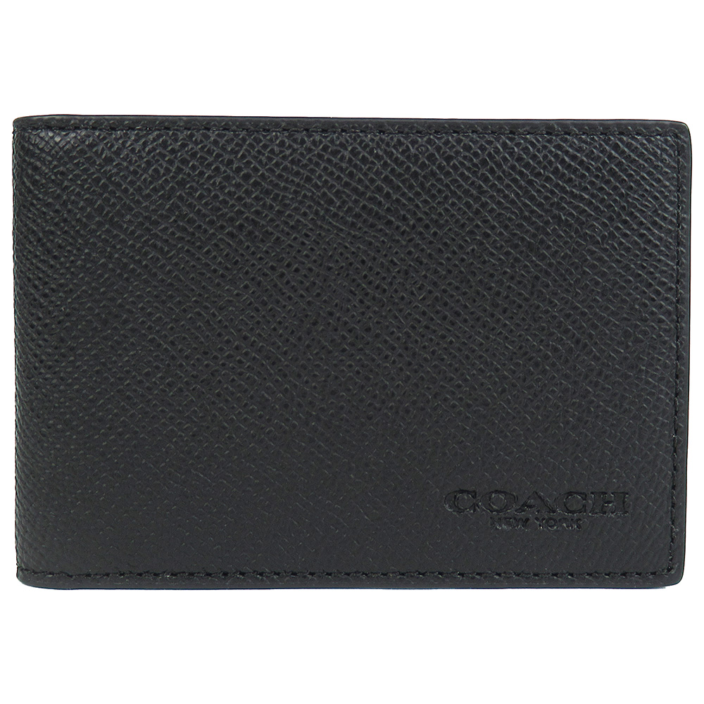 COACH（コーチ） 二つ折り財布 定期入れ パスケース IDケース メンズ