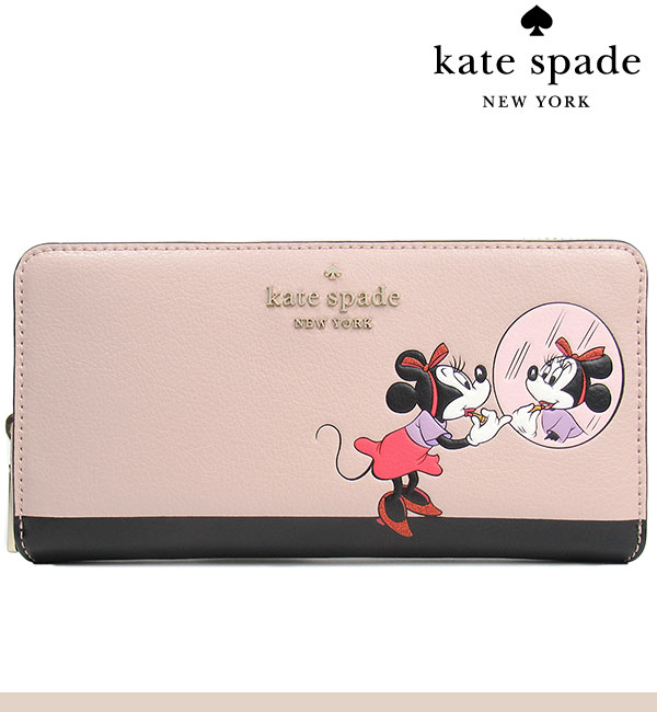 ケイトスペード 長財布 kate spade ディズニー ミニーマウス コラボ