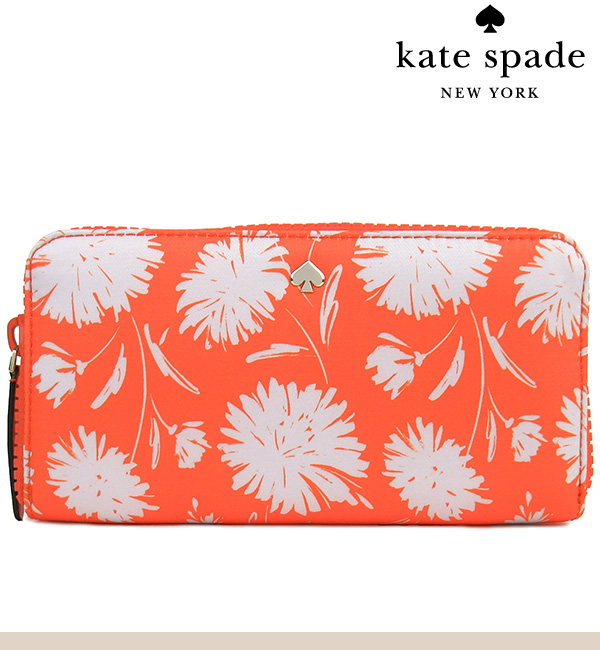 ケイトスペード 長財布 kate spade 花柄 ナイロン : ymskswlr00527-974