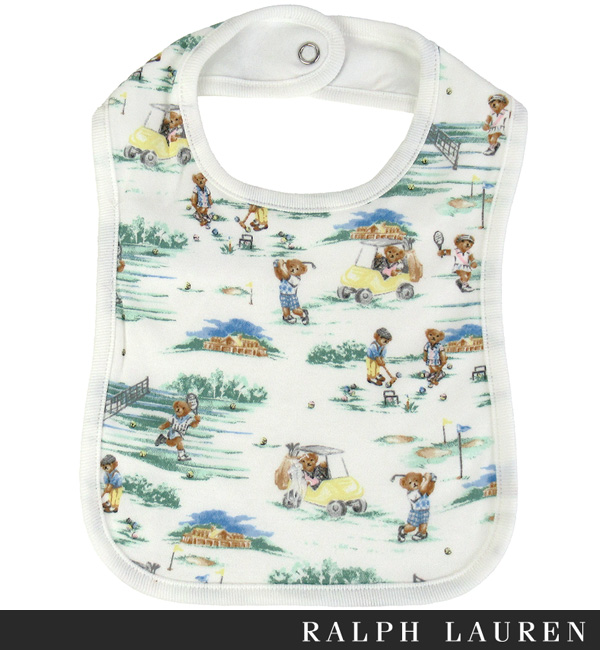 Ralph Lauren テディベア柄スタイ OSZ Ralph Lauren テディベア柄スタイ OSZ ポロ ラルフ ローレン POLO