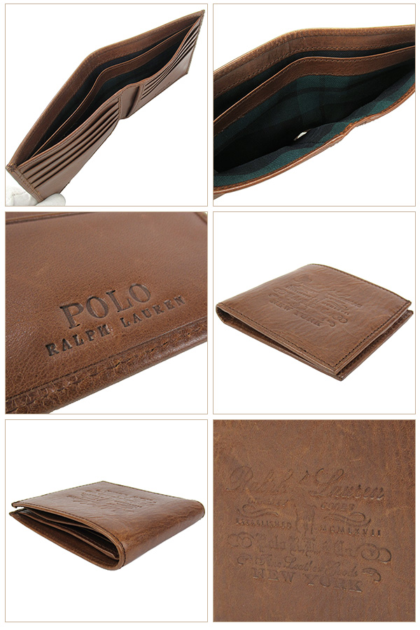 POLO RALPH LAUREN ポロ ラルフローレン 二つ折り財布 メンズ