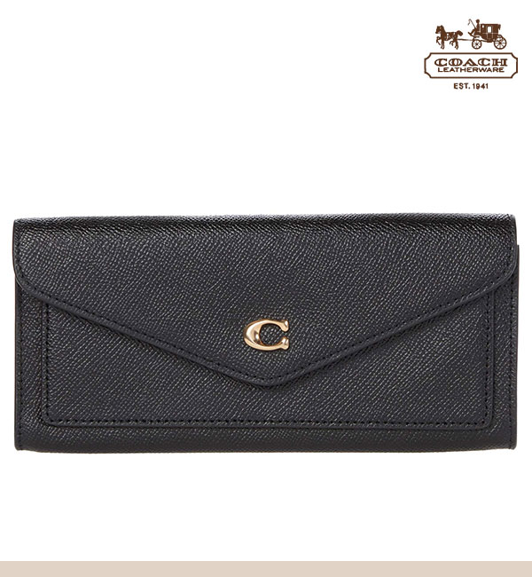 COACH コーチ 長財布 レディース レザー : ニューヨーク