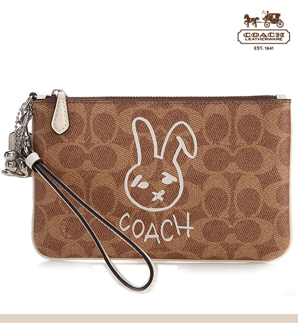 コーチ ポーチ 小物入れ リストレット 小銭入れ レディース COACH 