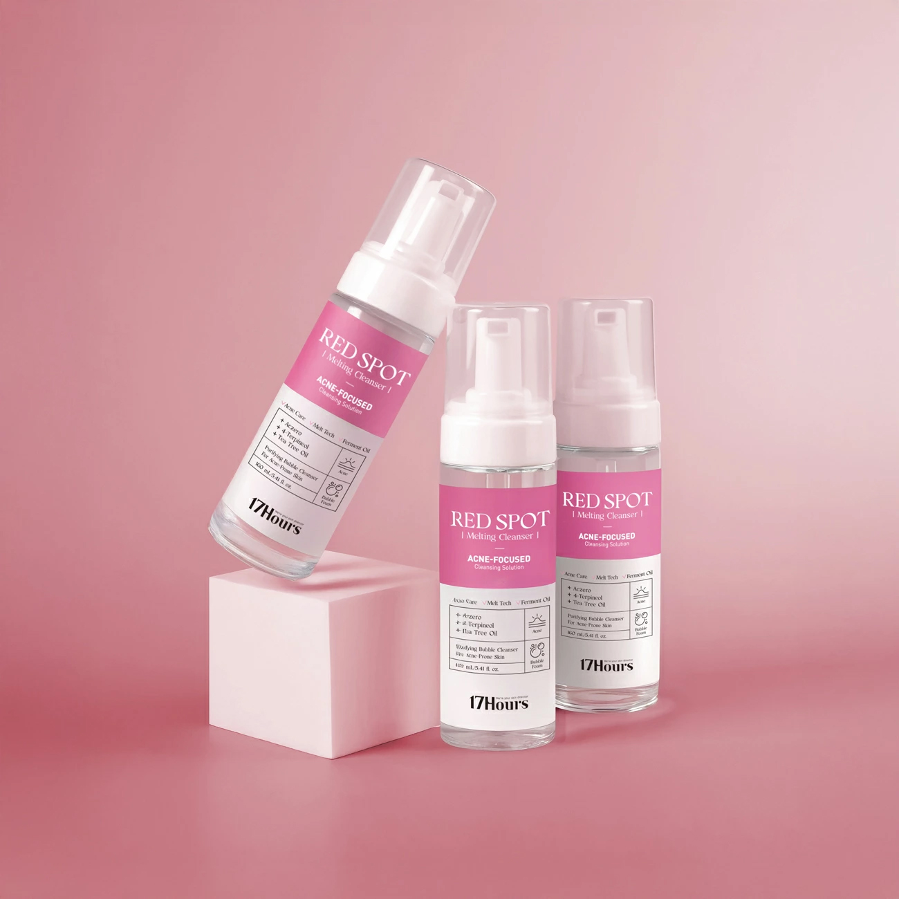 17Hours メルティングクレンザー 160ml 洗顔 メイククレンジング 摩擦