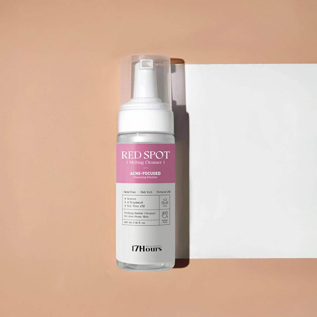 17Hours メルティングクレンザー 160ml 洗顔 メイククレンジング 摩擦