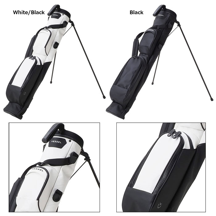 【日本限定モデル】　VESSEL（ベゼル）　Pencil Bag【5030120】（ペンシルバッグ）　ミニスタンドバッグ 【朝日ゴルフ】 朝日ゴルフ