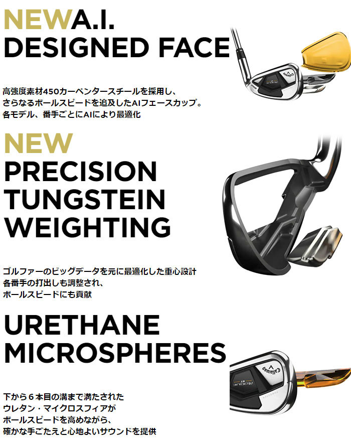 Callaway（キャロウェイ） 即納OK Callaway ROGUE ST MAX アイアン