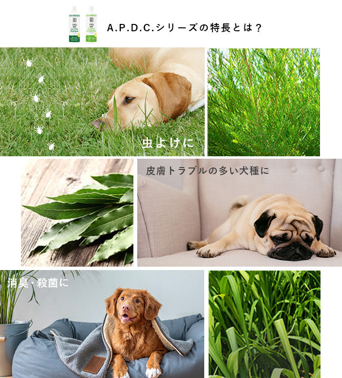 APDC ティーツリーコンディショナー 犬用 500ml×2 2本セット A.P.D.C. たかくら新産業 犬用リンス☆★