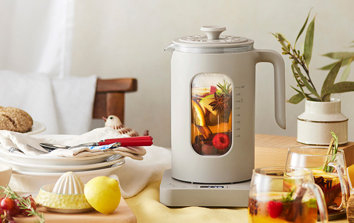 ブルーノ BRUNO 温度調節マルチケトル ウォームグレー BOE103-WGY