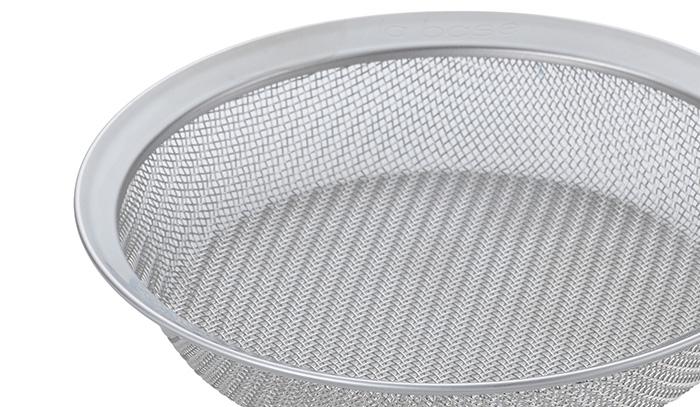 ラバーゼ ステンレス浅型ざる 小 15cm LB-096 和平フレイズ 水切りざる