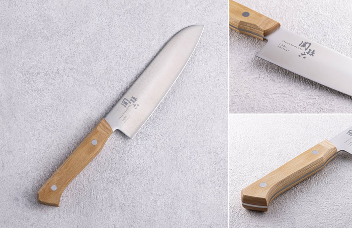 【関孫六】しらあい　三徳包丁、牛刀、ペティ　3本セット 関孫六 しらあい 牛刀 180mm | 貝印公式オンラインストア
