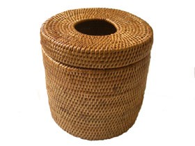 アタ ロールティッシュボックス(丸型) トイレットペーパーケース