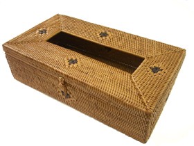 アタ ティッシュケース1(箱なしティッシュ用) アジアン バリ