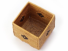 アタ 小物入れ(スクエア) アジアン雑貨 バリ おしゃれ かご リゾート