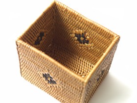 アタ製インセンスBOX1 アジアン雑貨 バリ かご リゾート アタ製品 バリ