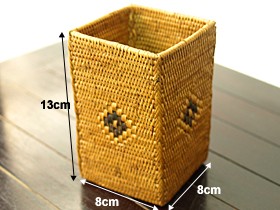 アタ製インセンスBOX2 アジアン雑貨 バリ かご リゾート アタ製品 バリ