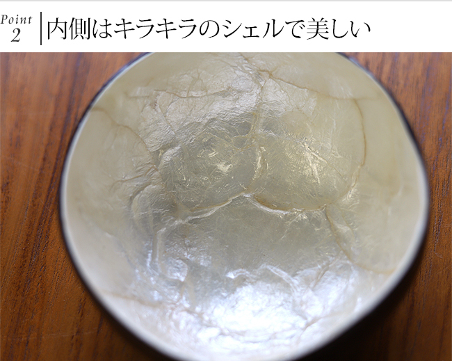 ココナッツボウル　内側シェル