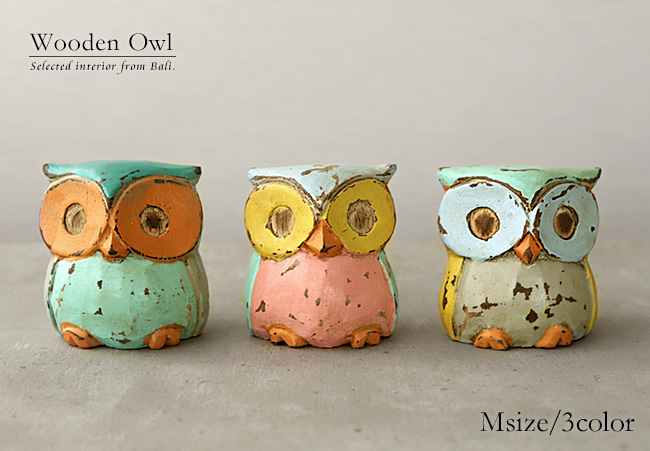 木製フクロウの彫刻オブジェ①★木彫りのふくろう置物★OWL★小泉順子さん製作 木製フクロウの彫刻オブジェ①☆木彫りのふくろう置物☆OWL
