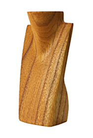 木製 ネックレストルソー(ミニ)15cm 小さい ネックレススタンド アクセサリー ディスプレイ 店舗用品 什器 ハンドメイド 作家 商品撮影 アジアン バリ おしゃれ |  | 03