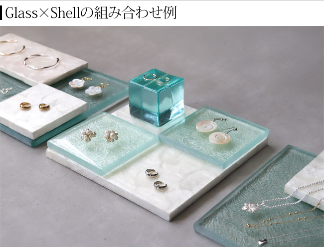 ガラス製 ディスプレイステージ(クリア)10×10cm  アクセサリー ディスプレイ 高級品 ステージ 台 プレート 台 店舗用品 什器 台座 ハンドメイド作家 商品撮影 |  | 10